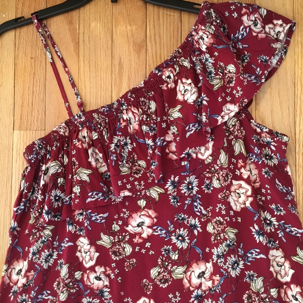 PRICE DROP! PINK ROSE 🌹 One-shoulder dress - Picture 2 of 5